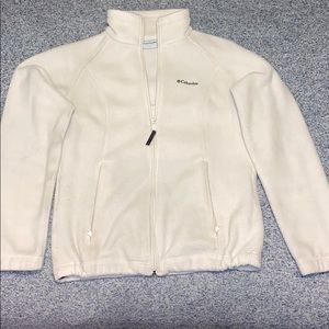 Columbia full zip fleece jacket.